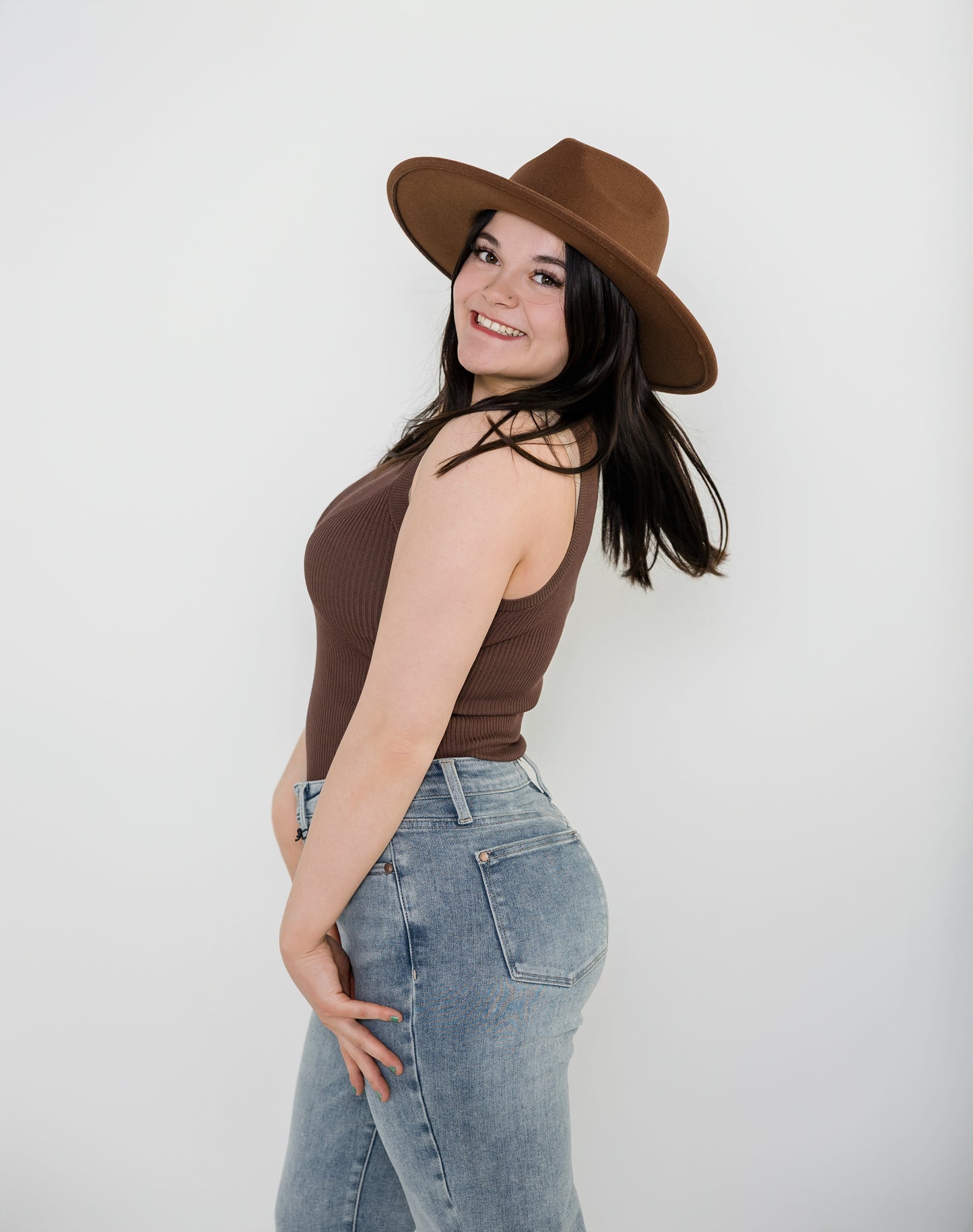 Hannah Wide Brim Hat