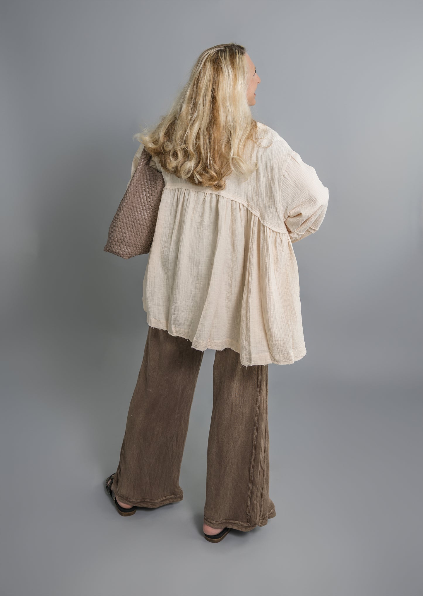 Mocha Wide Leg Pant