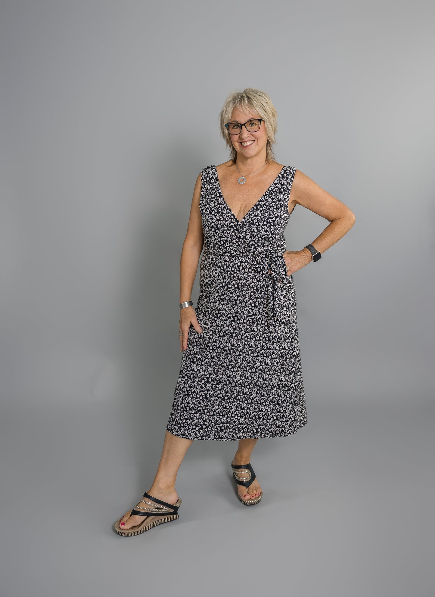 Makayla Floral Wrap Dress