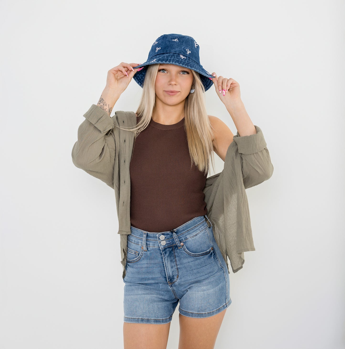 Sweetie Bow Bucket Hat