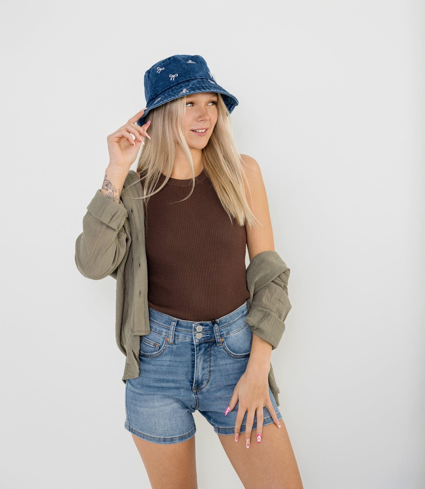 Sweetie Bow Bucket Hat