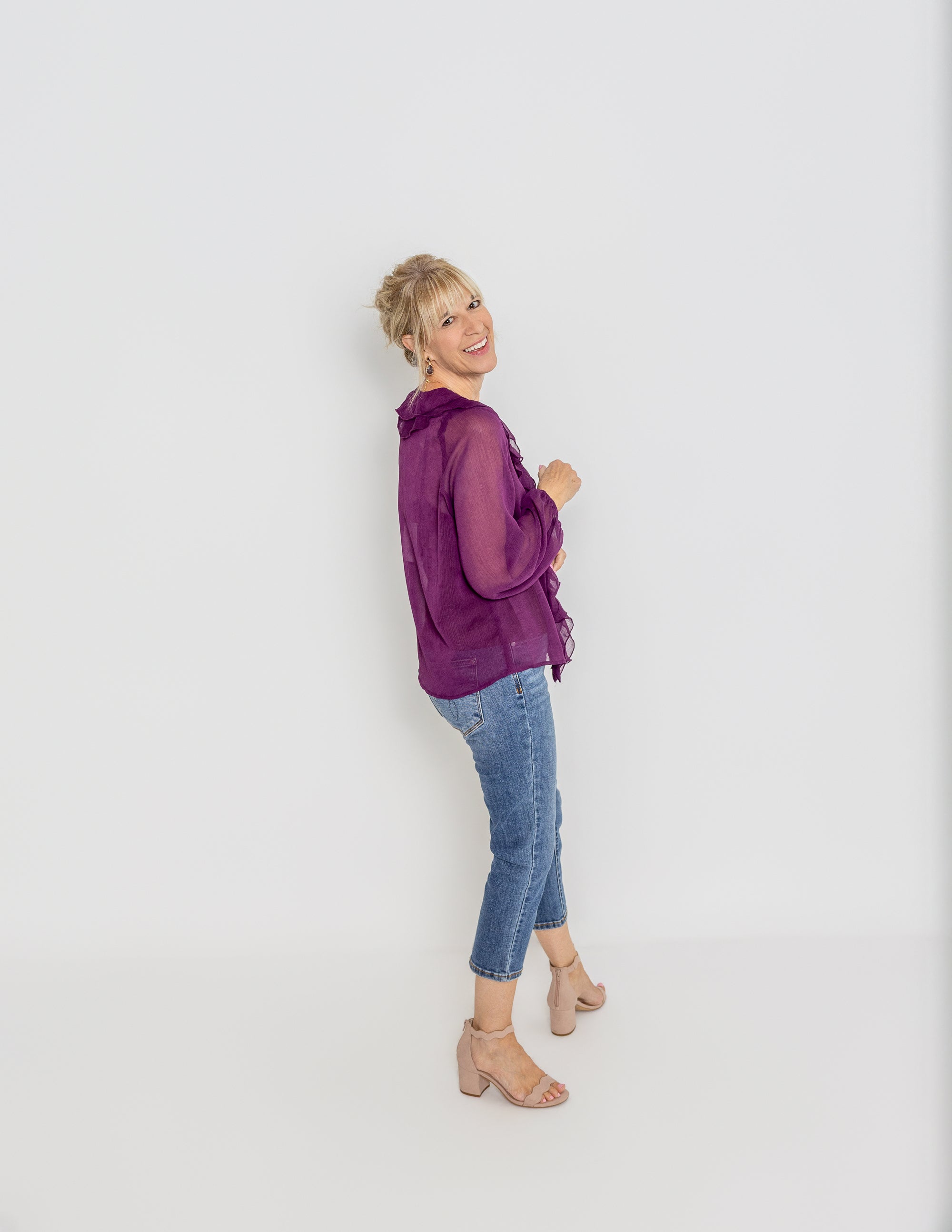 Charlotte Ruffle Top