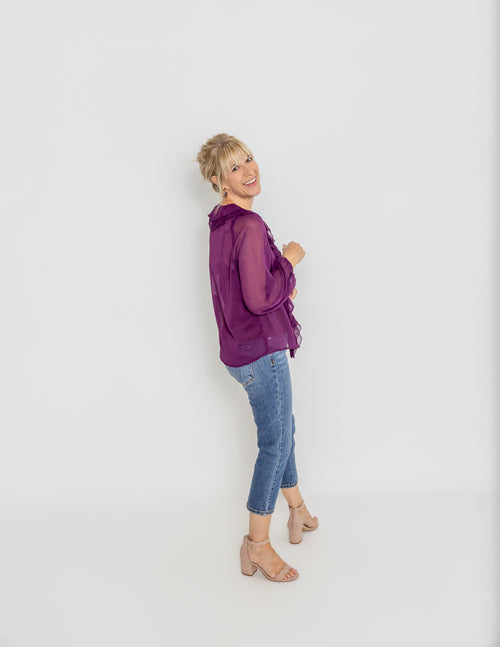 Charlotte Ruffle Top