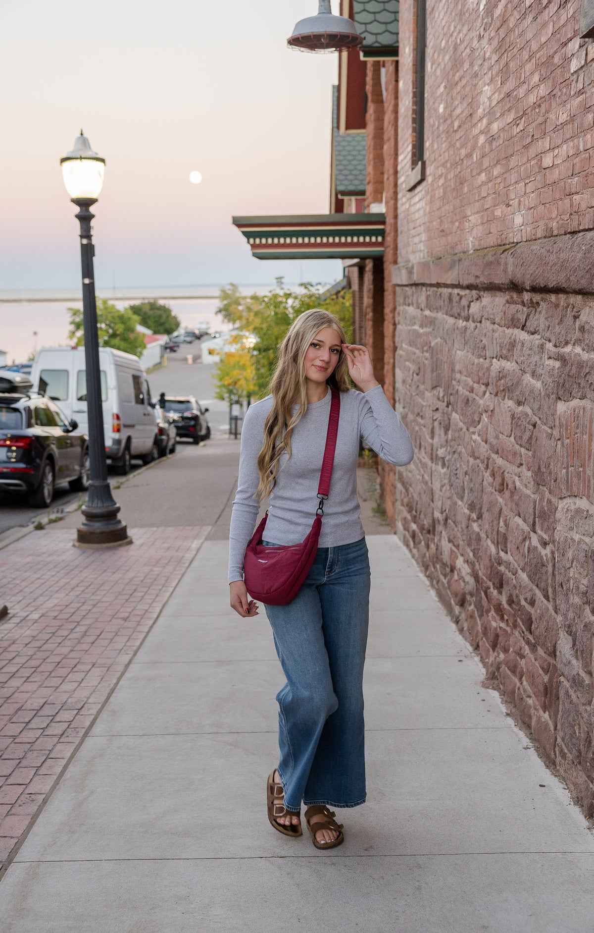 Women's Perfect Rib Crewneck Long Sleeve By; Pact