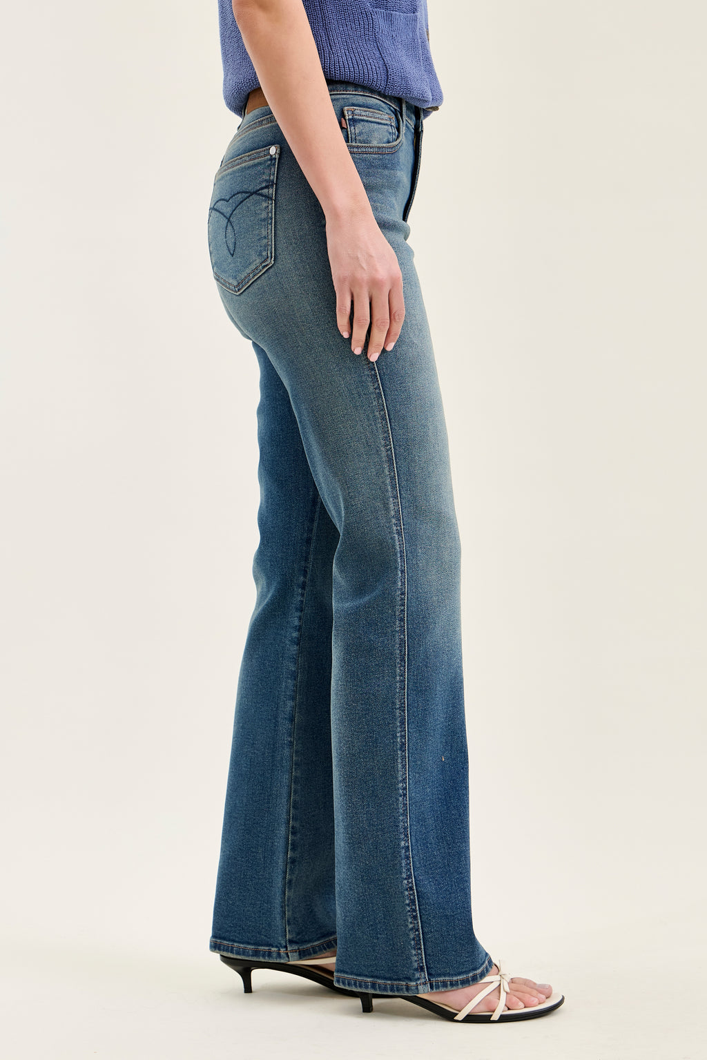 Bootcut Mid Rise Jeans