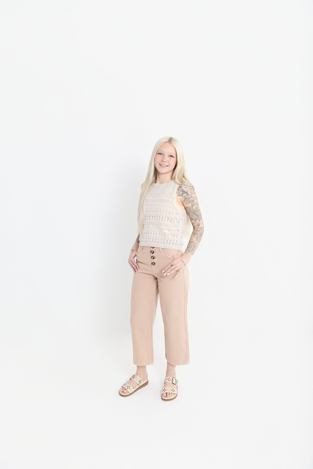 Willow Button Down Denim Pant
