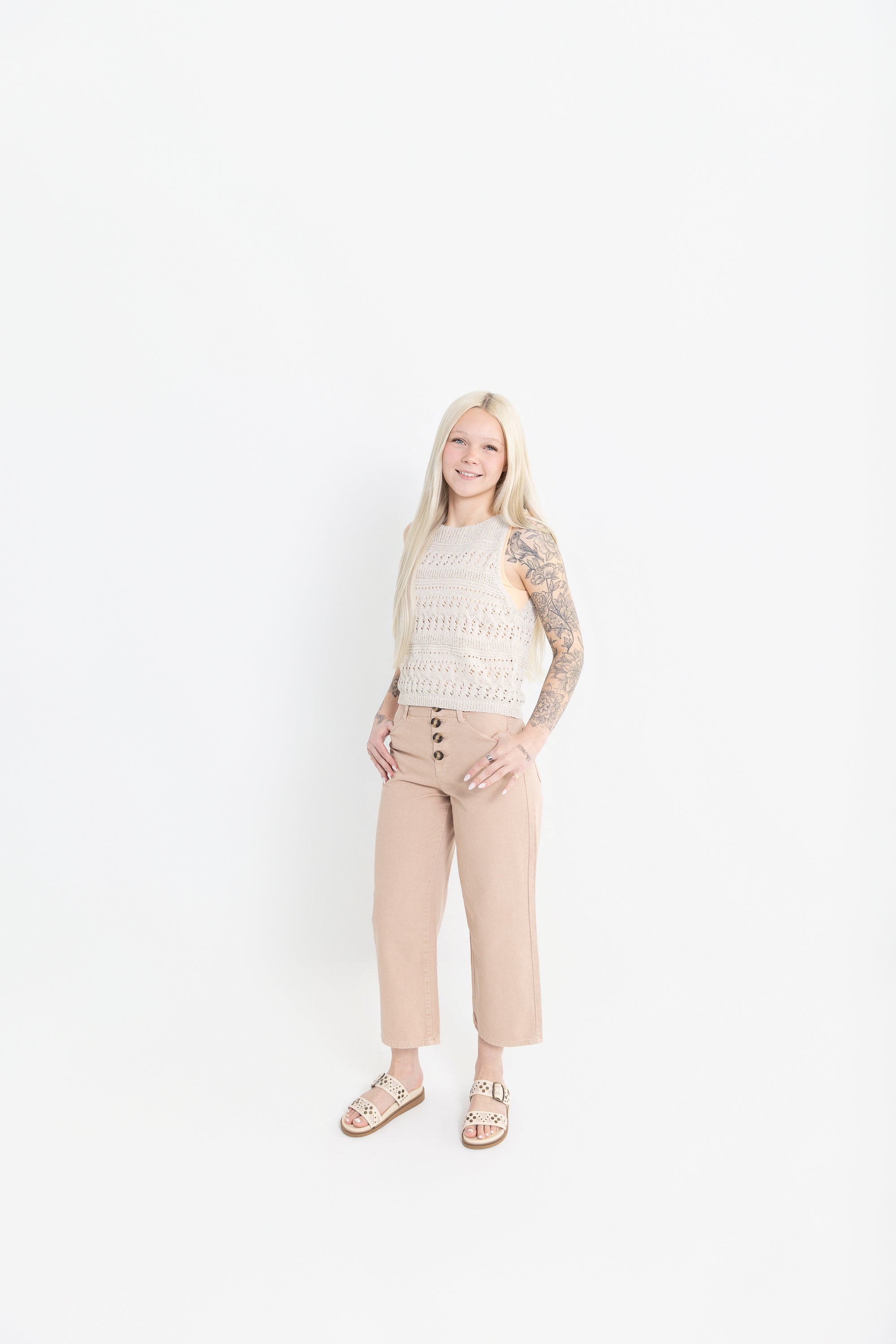 Willow Button Down Denim Pant