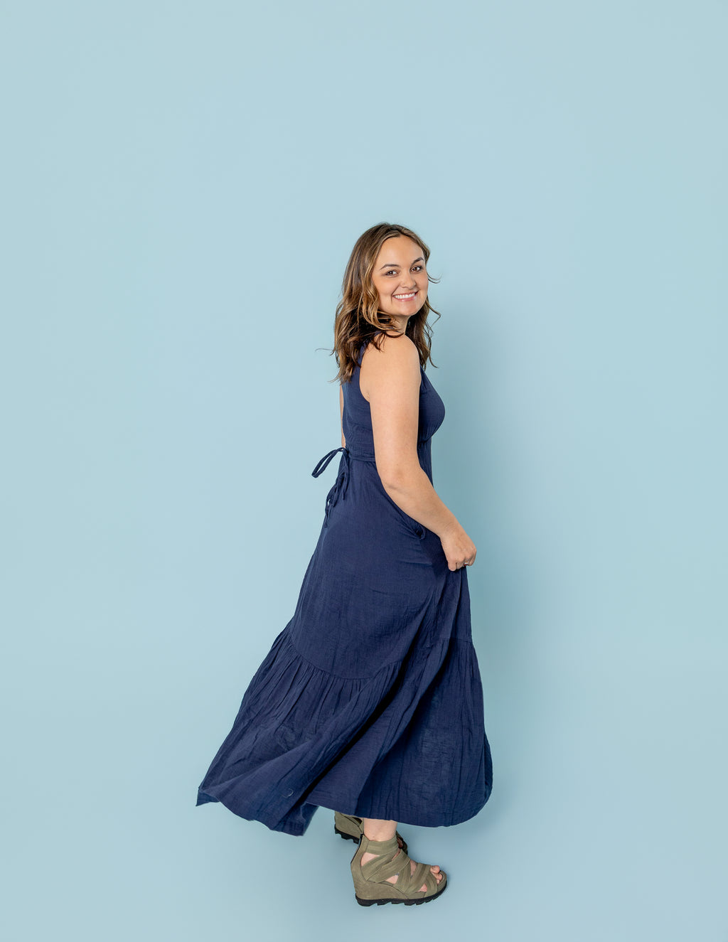 Gauze Beach Dress: Pact