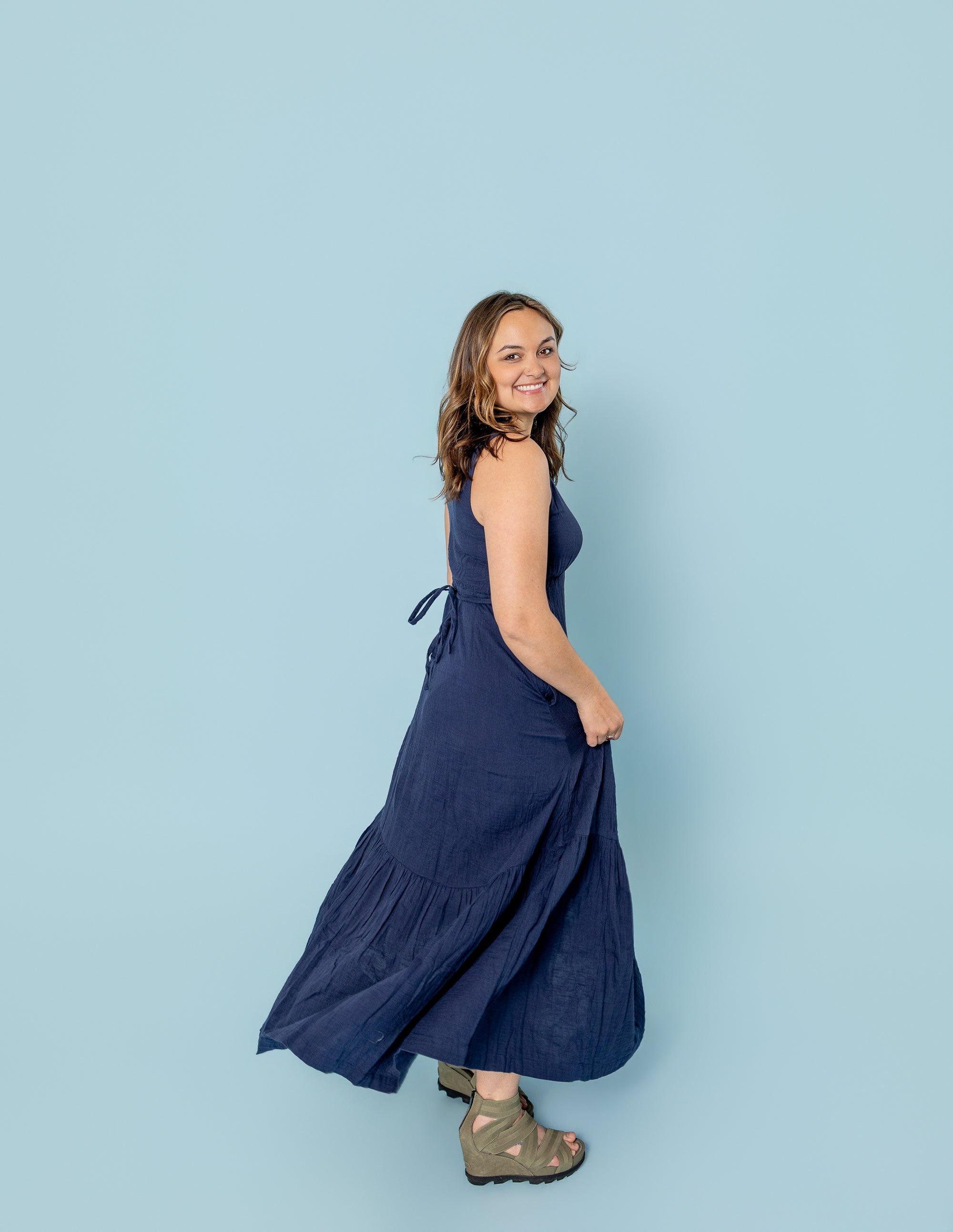 Gauze Beach Dress: Pact