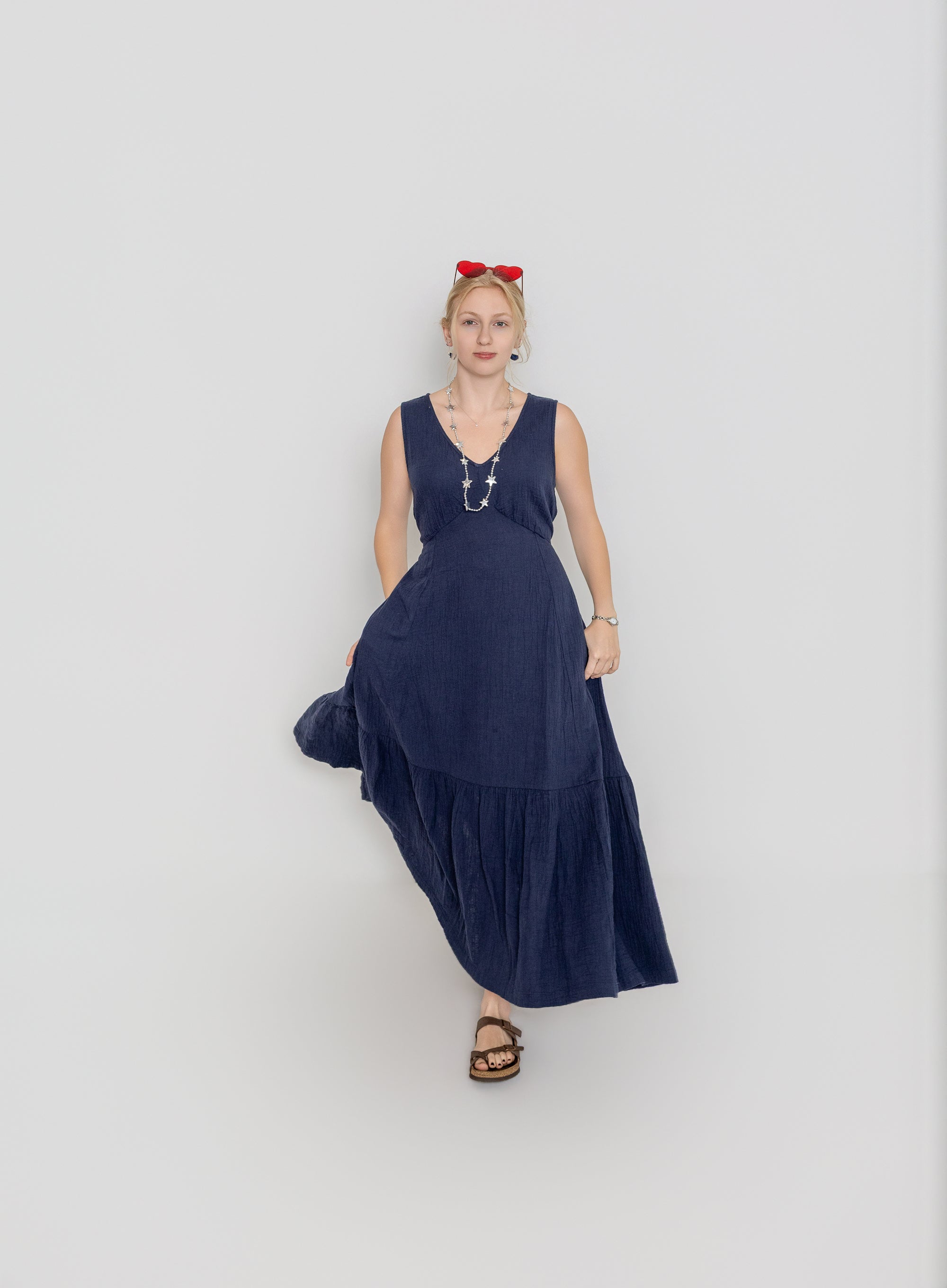 Gauze Beach Dress: Pact