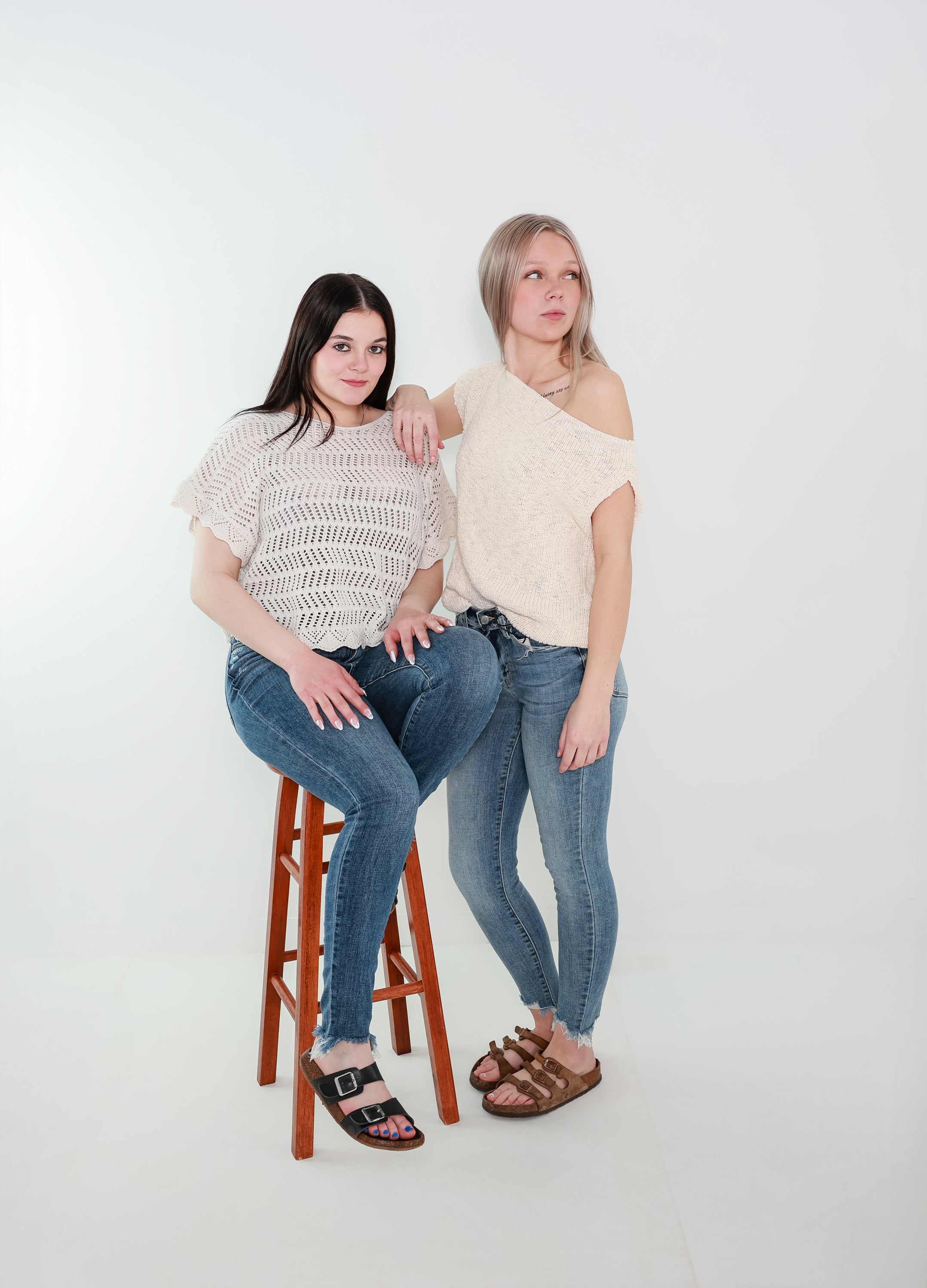 High Waist Skinny Shark Bite Judy Blue Jeans