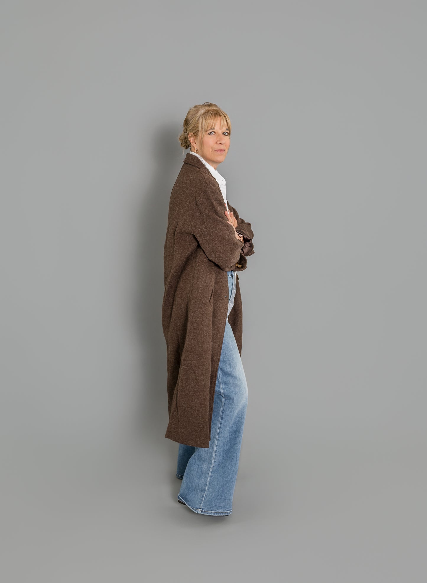 Days Out Felted Duster Coat