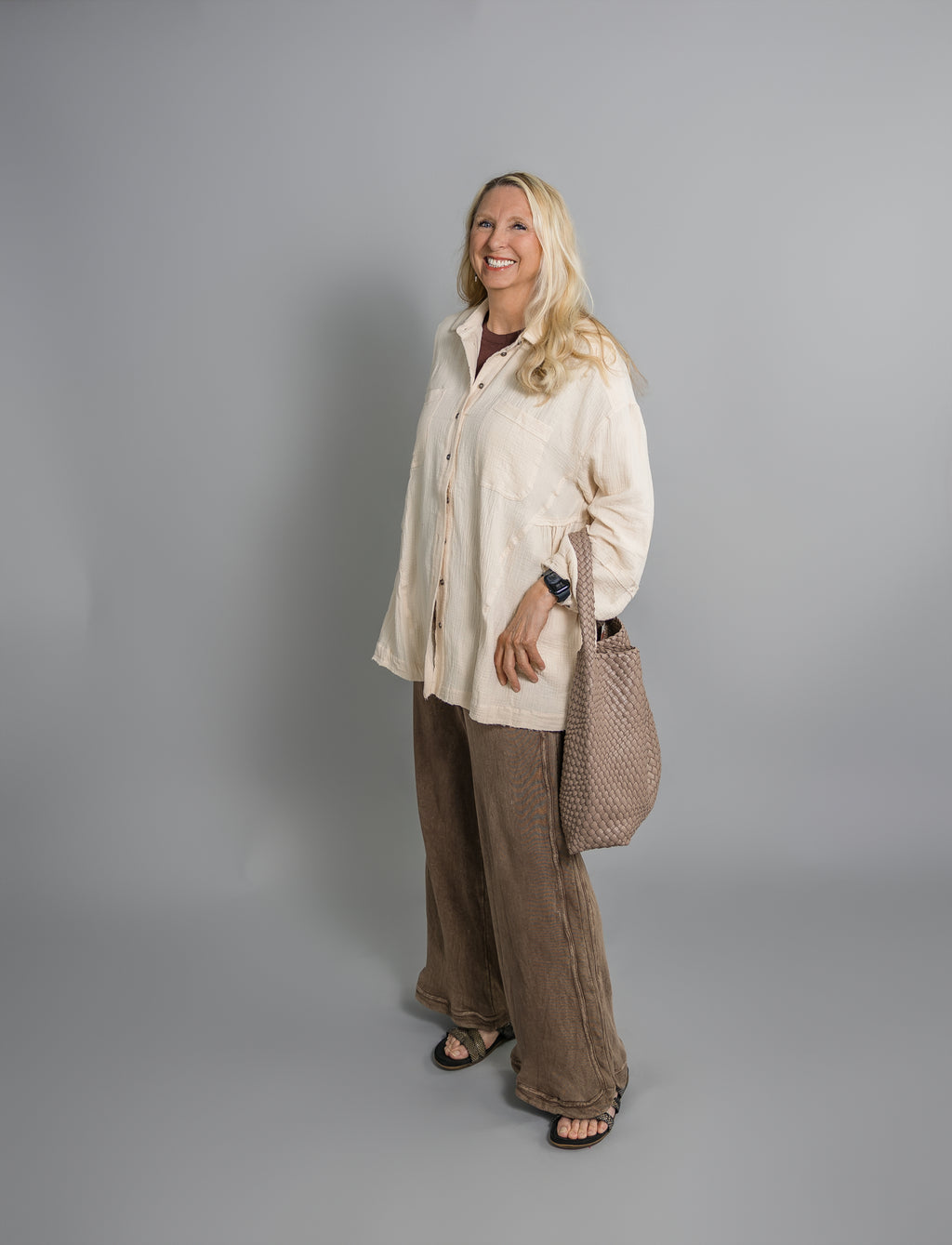 Mocha Wide Leg Pant