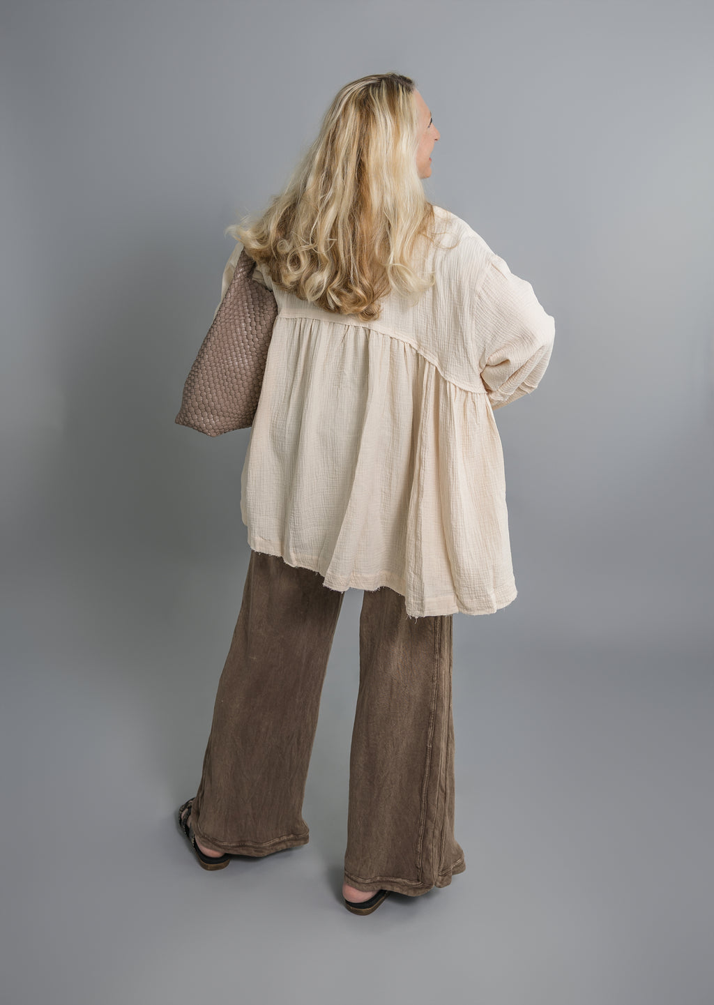 Mocha Wide Leg Pant