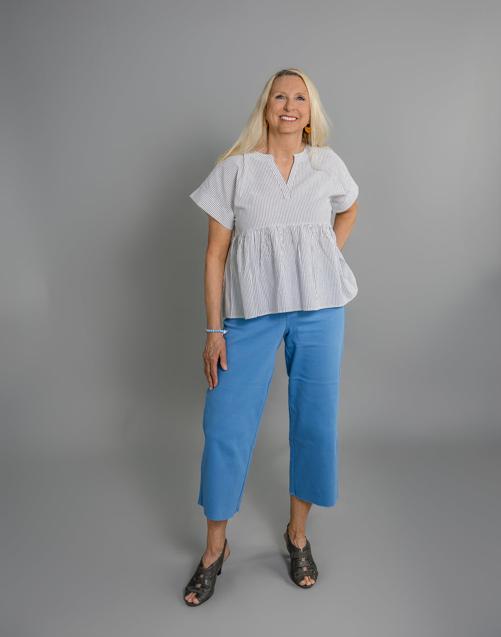 Bold Blue Judy Blue Garment Crop Capri (Tummy Control)