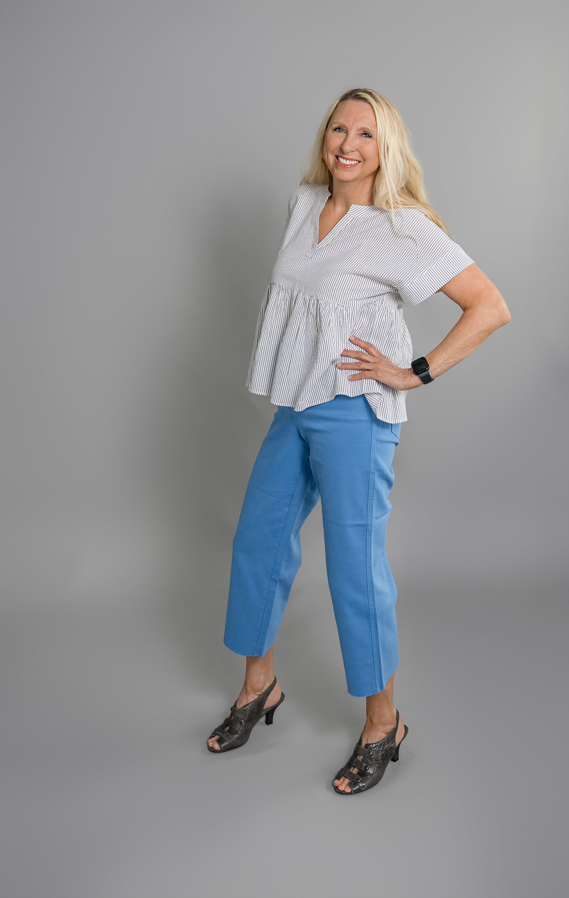 Bold Blue Judy Blue Garment Crop Capri (Tummy Control)