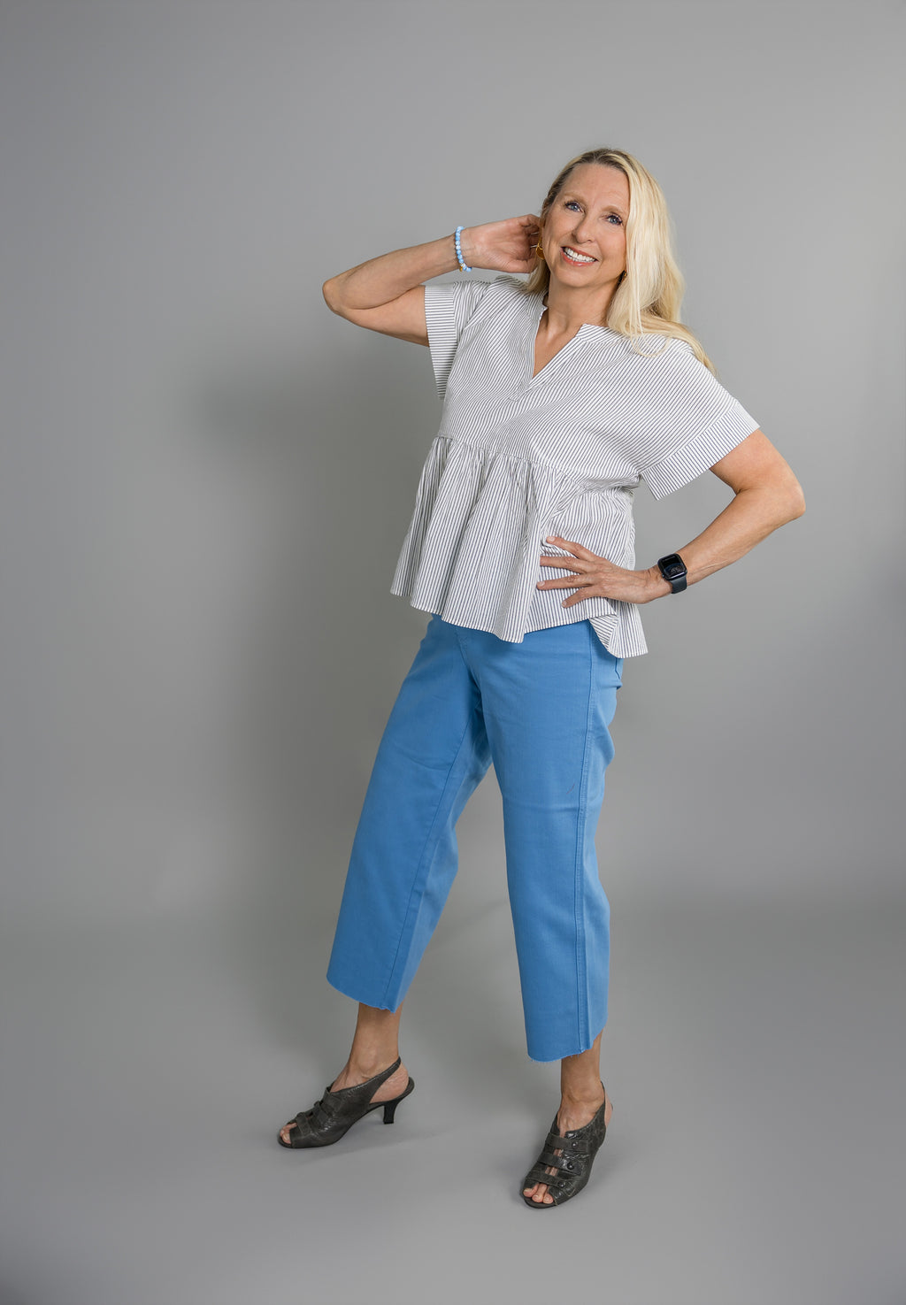 Bold Blue Judy Blue Garment Crop Capri (Tummy Control)