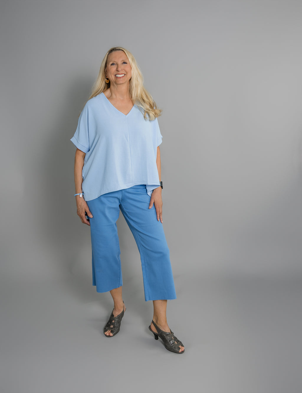 Bold Blue Judy Blue Garment Crop Capri (Tummy Control)