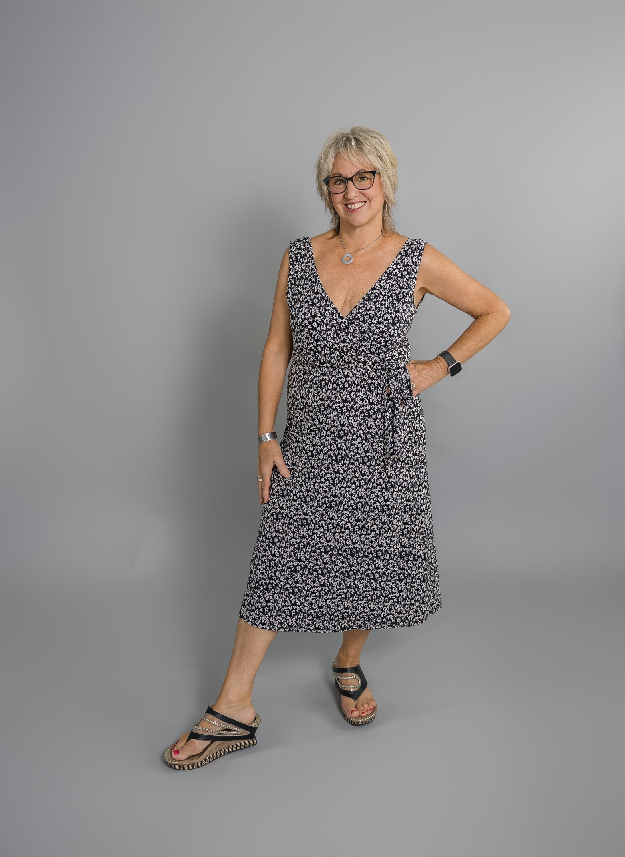 Makayla Floral Wrap Dress