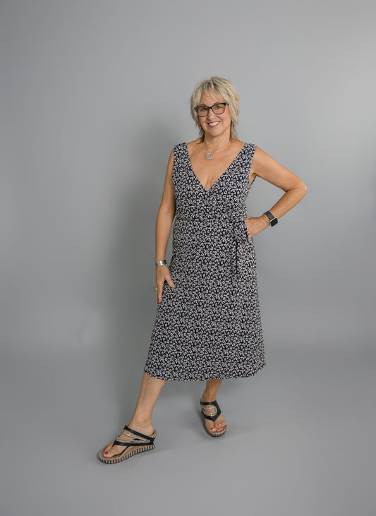 Makayla Floral Wrap Dress