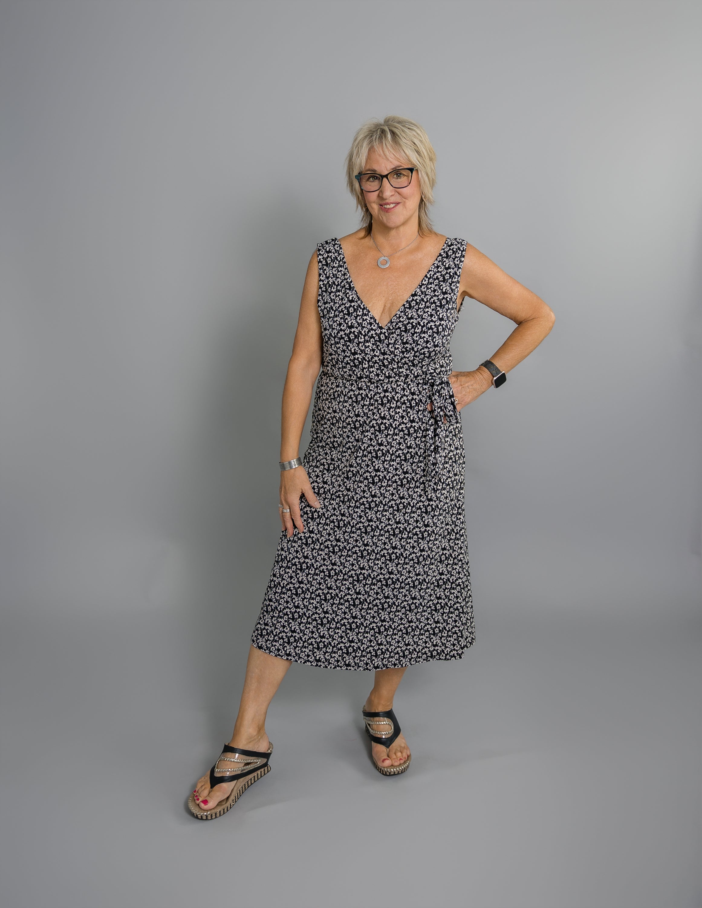 Makayla Floral Wrap Dress