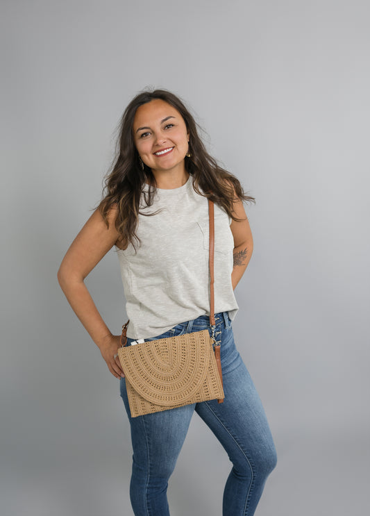 Ally Knit Ribbed Crew Tank