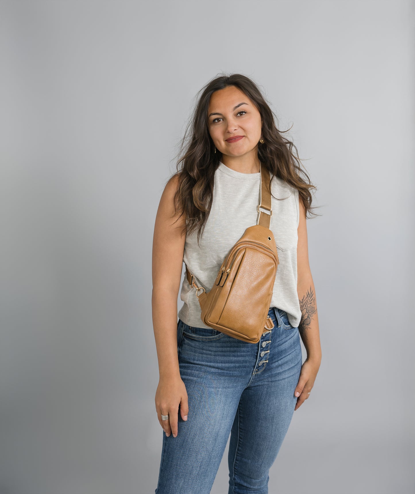Willow Double Zipper Cross Body
