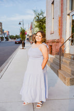 Skyler Smocked Midi Dress (Plus)