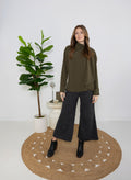 Lizzy Charcoal Flare Pant