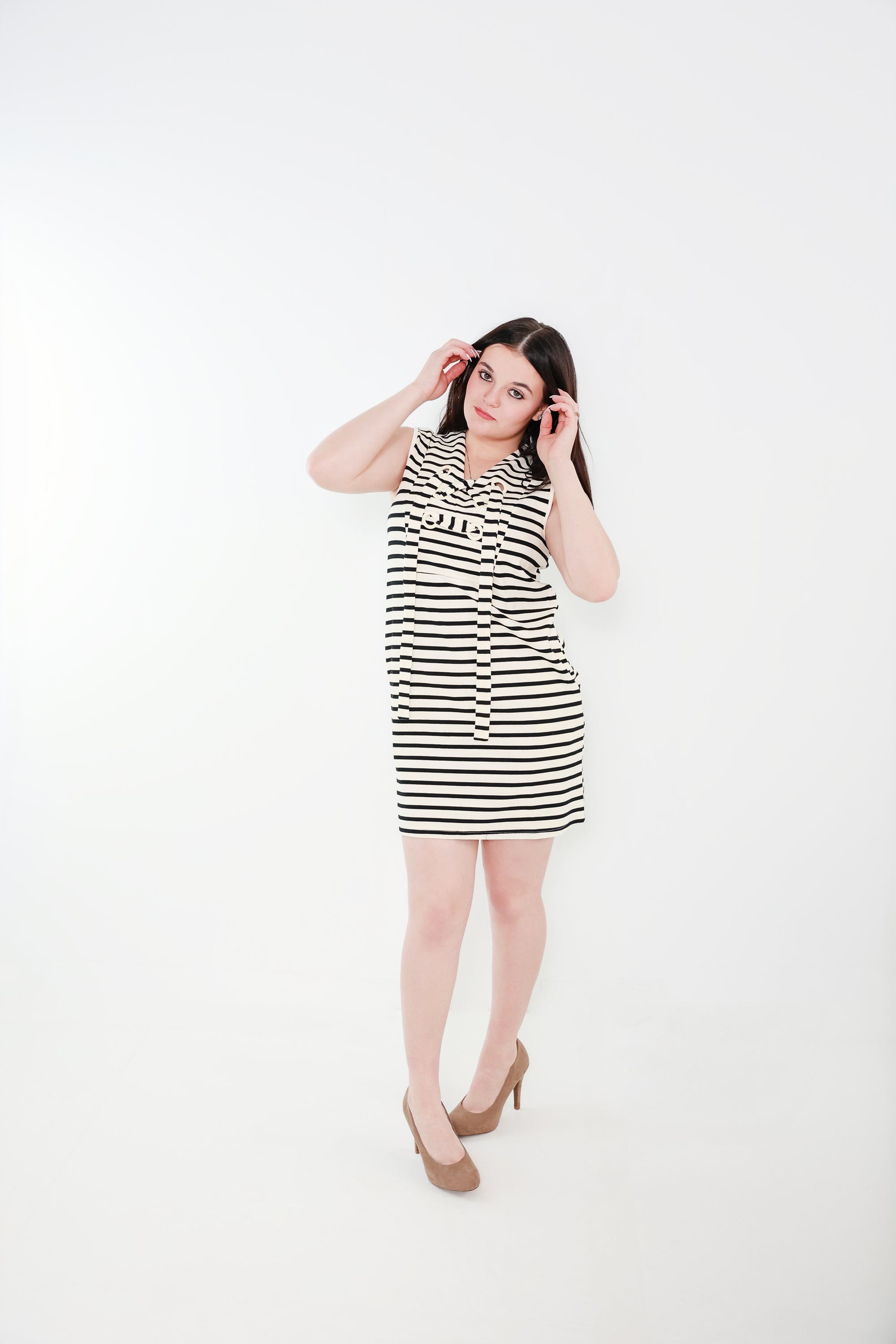 Serenity Stripe Mini Dress