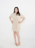 Riley Half Sleeve Button Down Shirt Dress