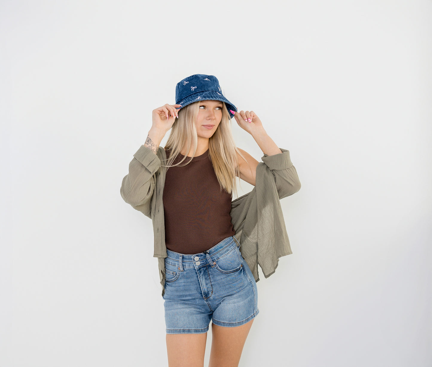 Sweetie Bow Bucket Hat