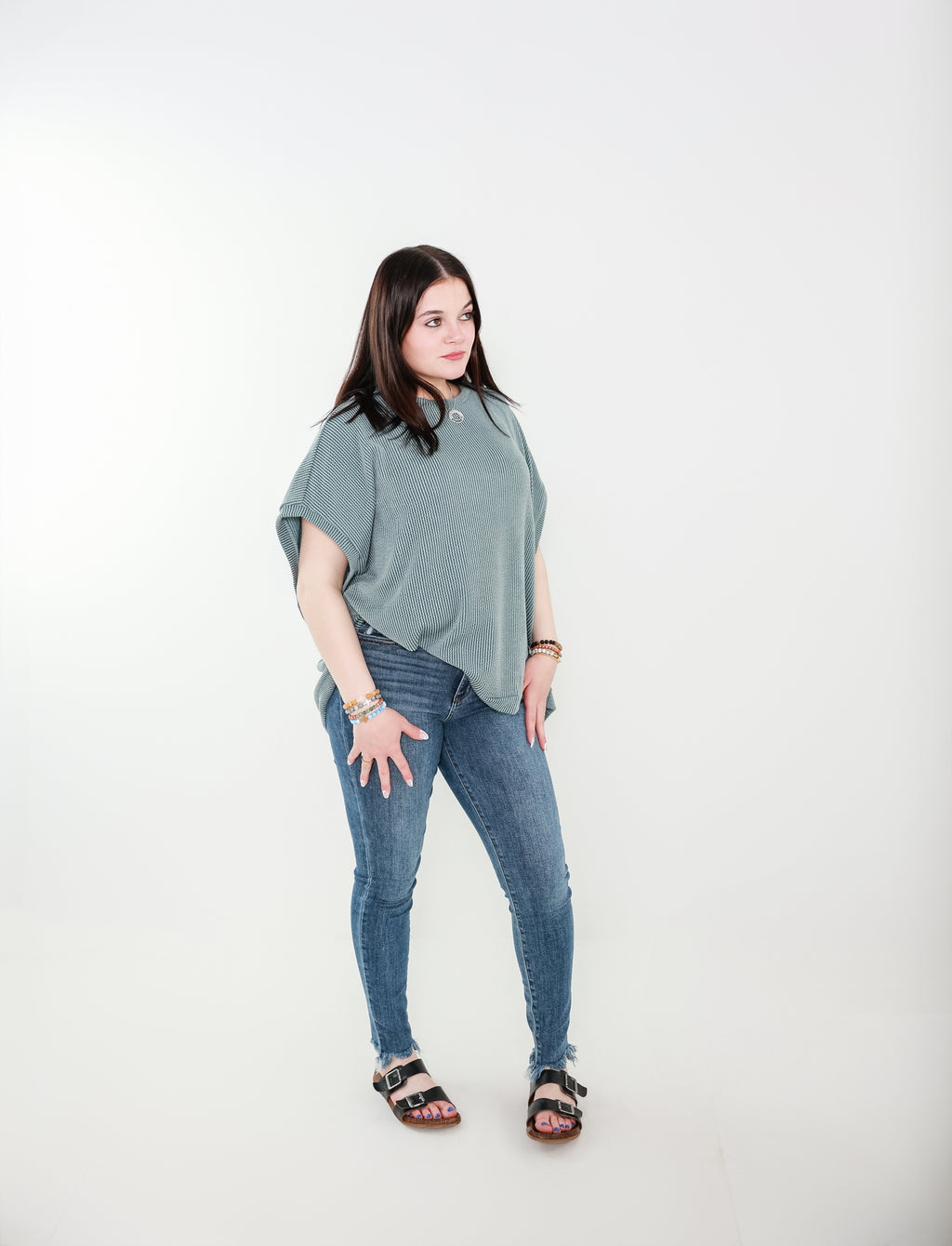Moon Glow Texture Knit Top
