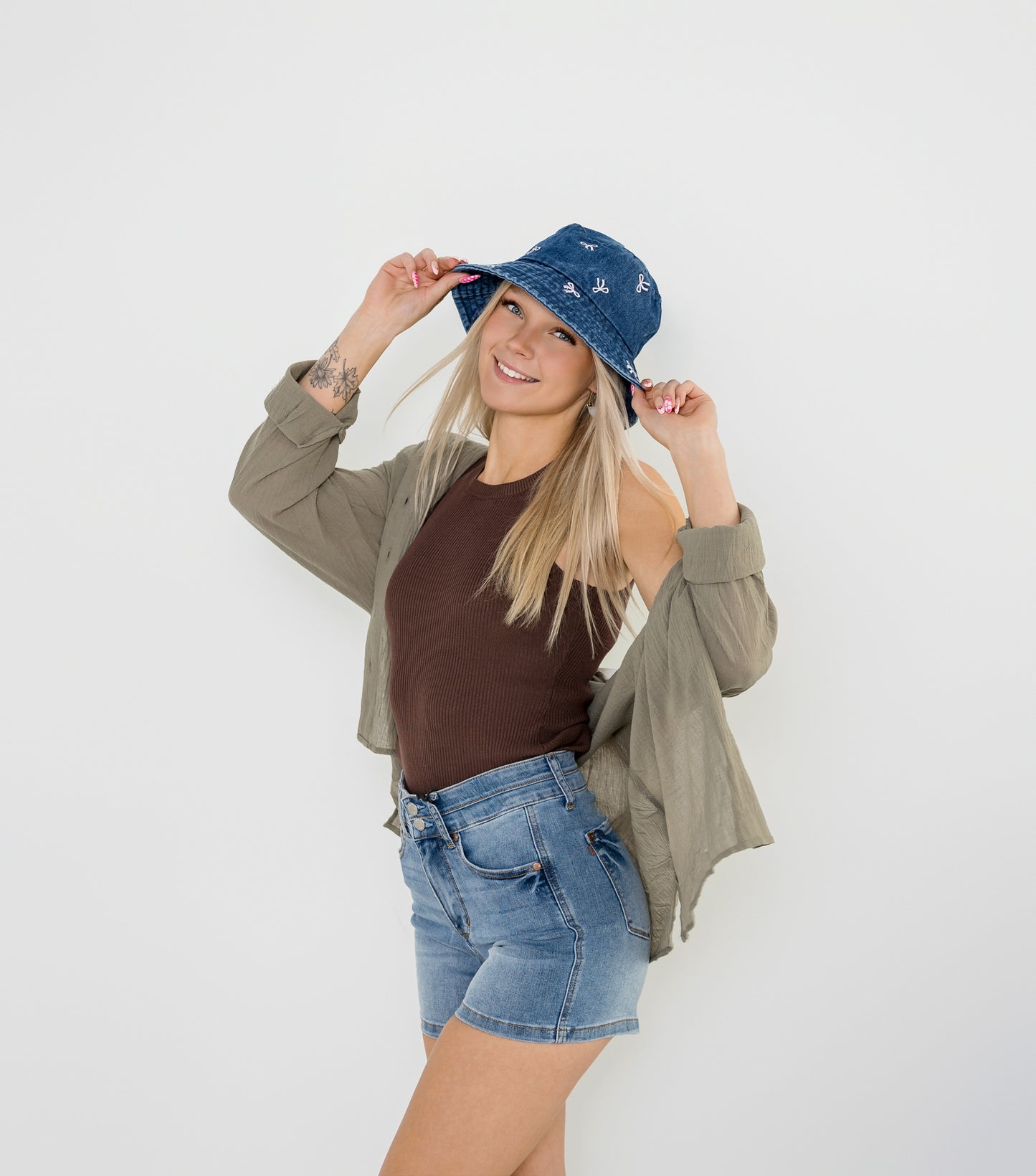 Sweetie Bow Bucket Hat