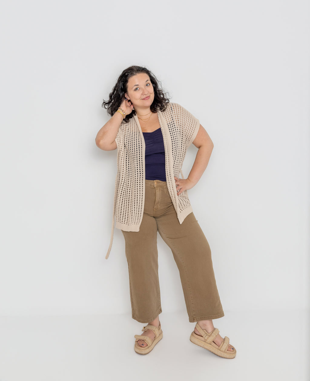 Open Knit Cardigan