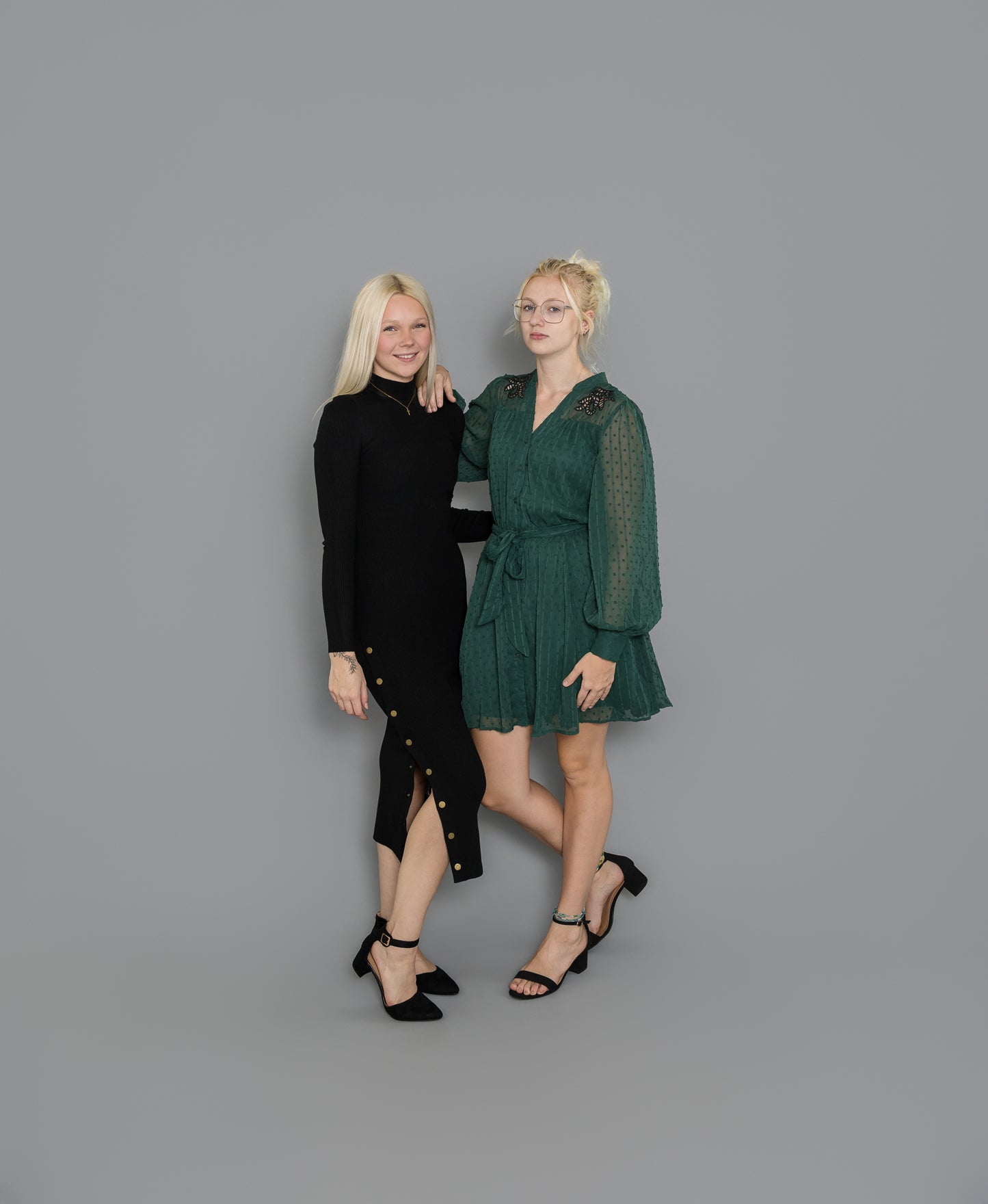 Black Midi Sweater Dress