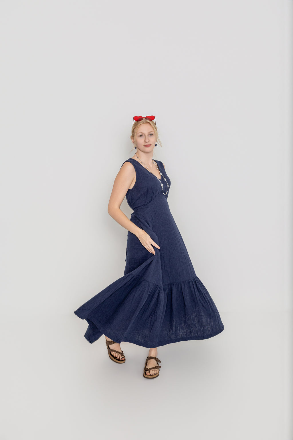 Gauze Beach Dress: Pact