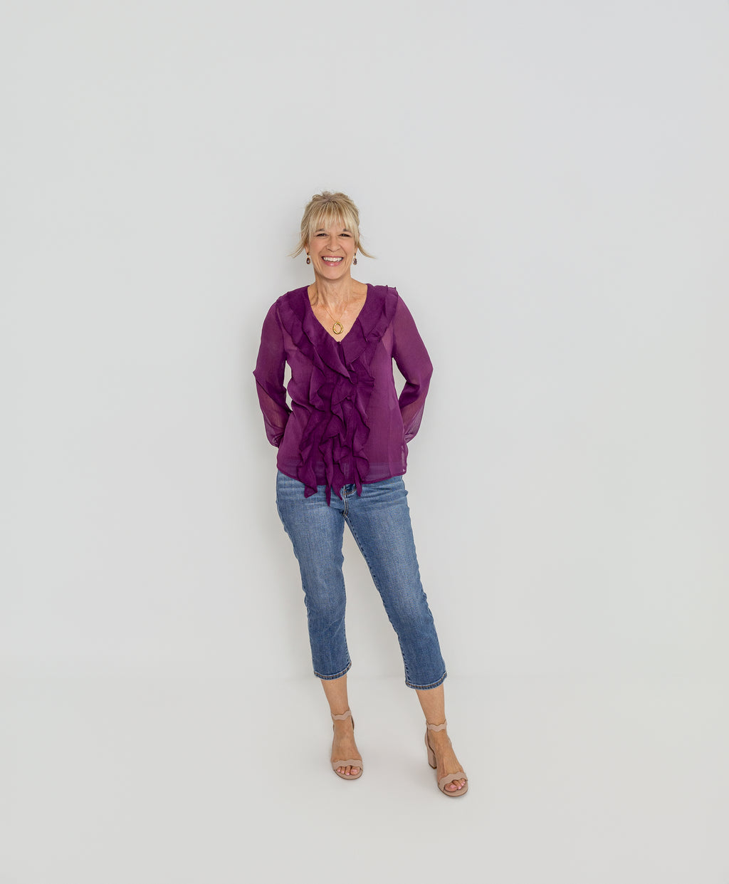 Charlotte Ruffle Top