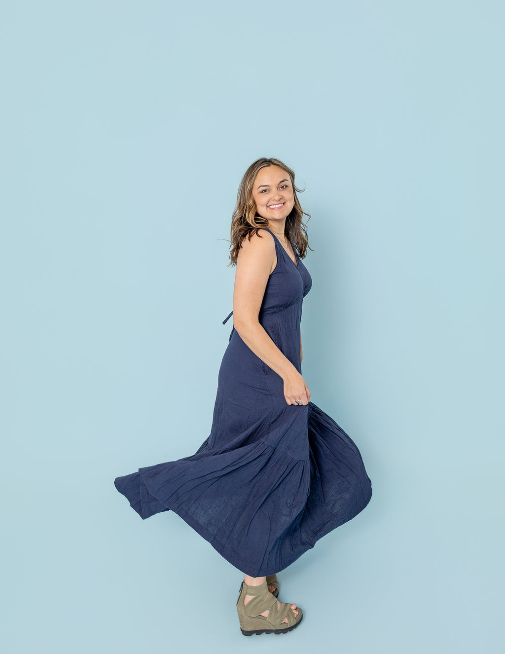 Gauze Beach Dress: Pact