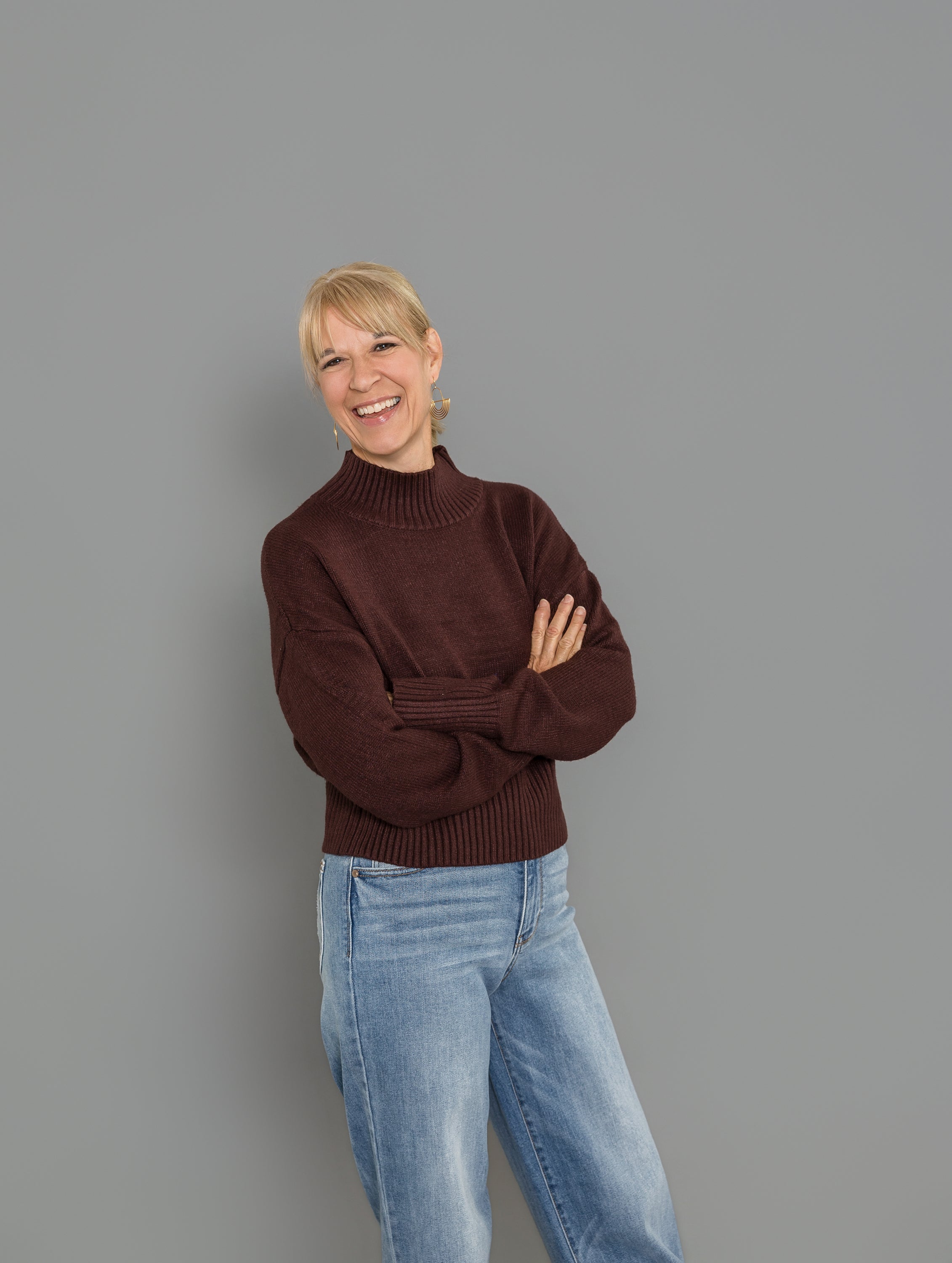 Hadley Mock Neck Sweater