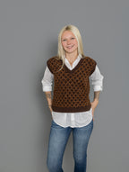 Norma Novelty Texture SweaterVest
