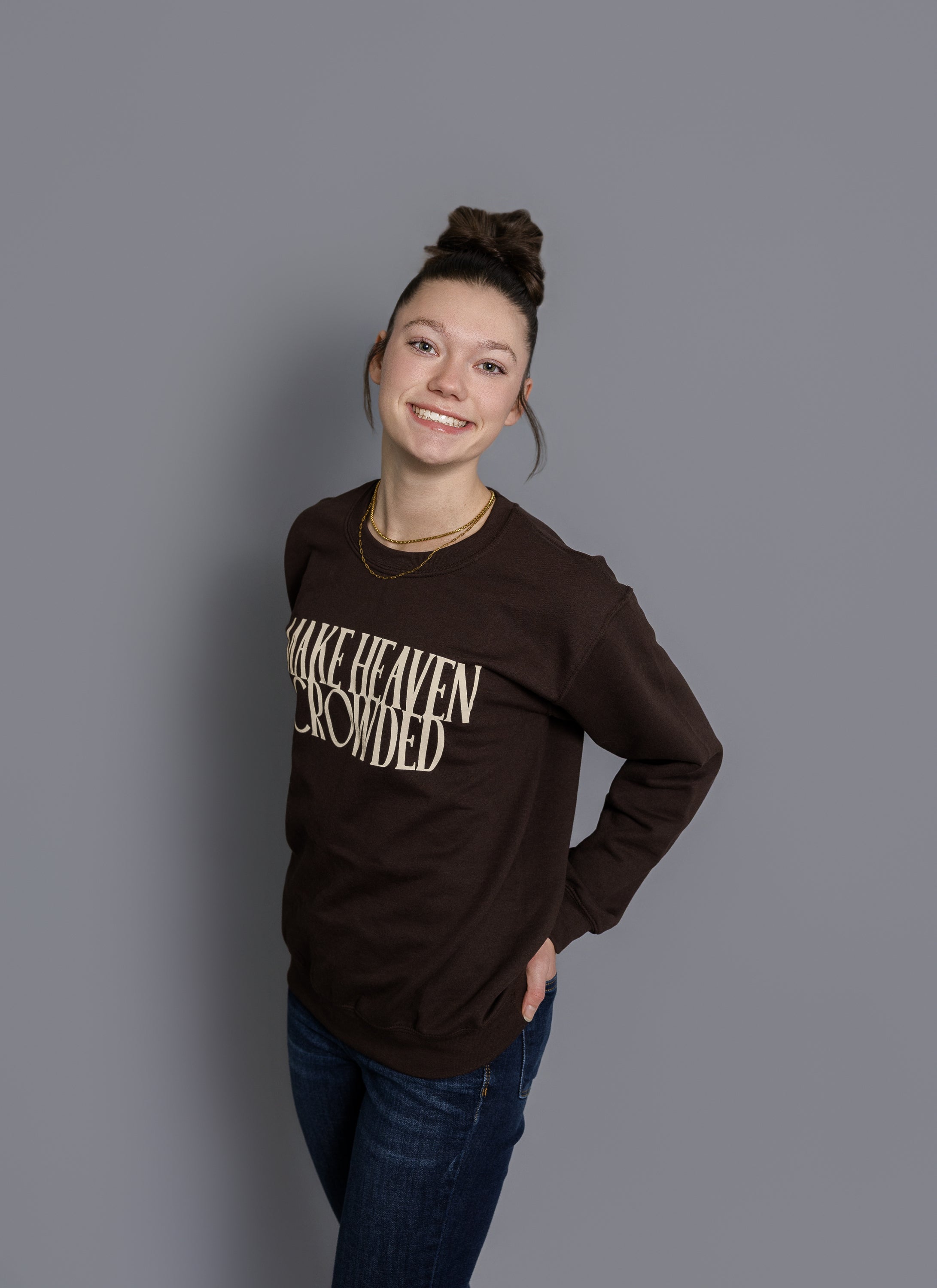 Make Heaven Crowded Crewneck