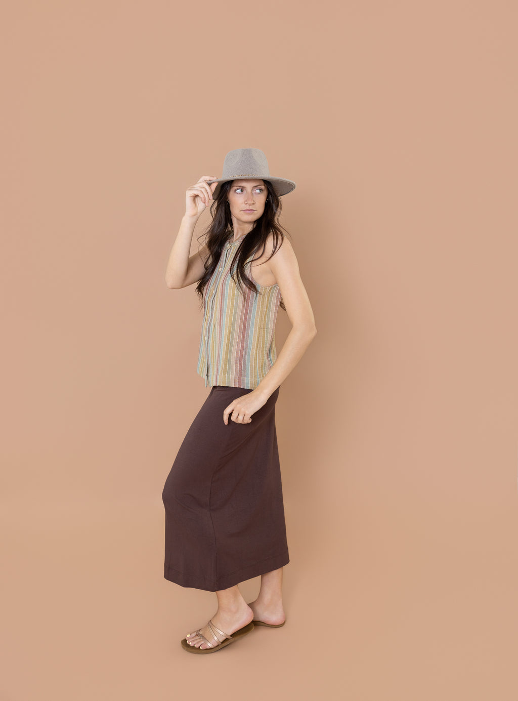 Mocha Midi Skirt