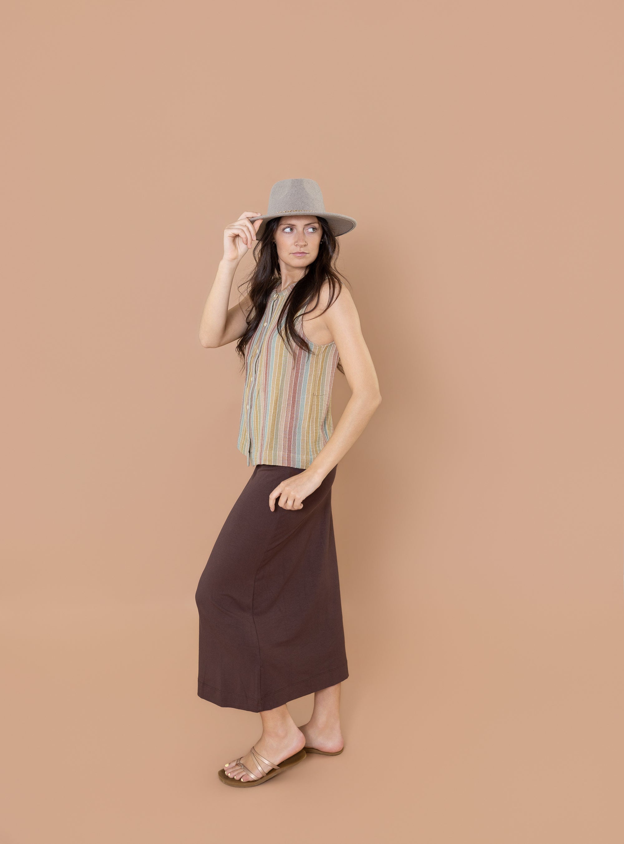 Mocha Midi Skirt