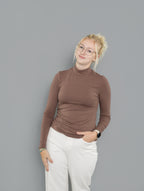 Turtle Neck Knit Top