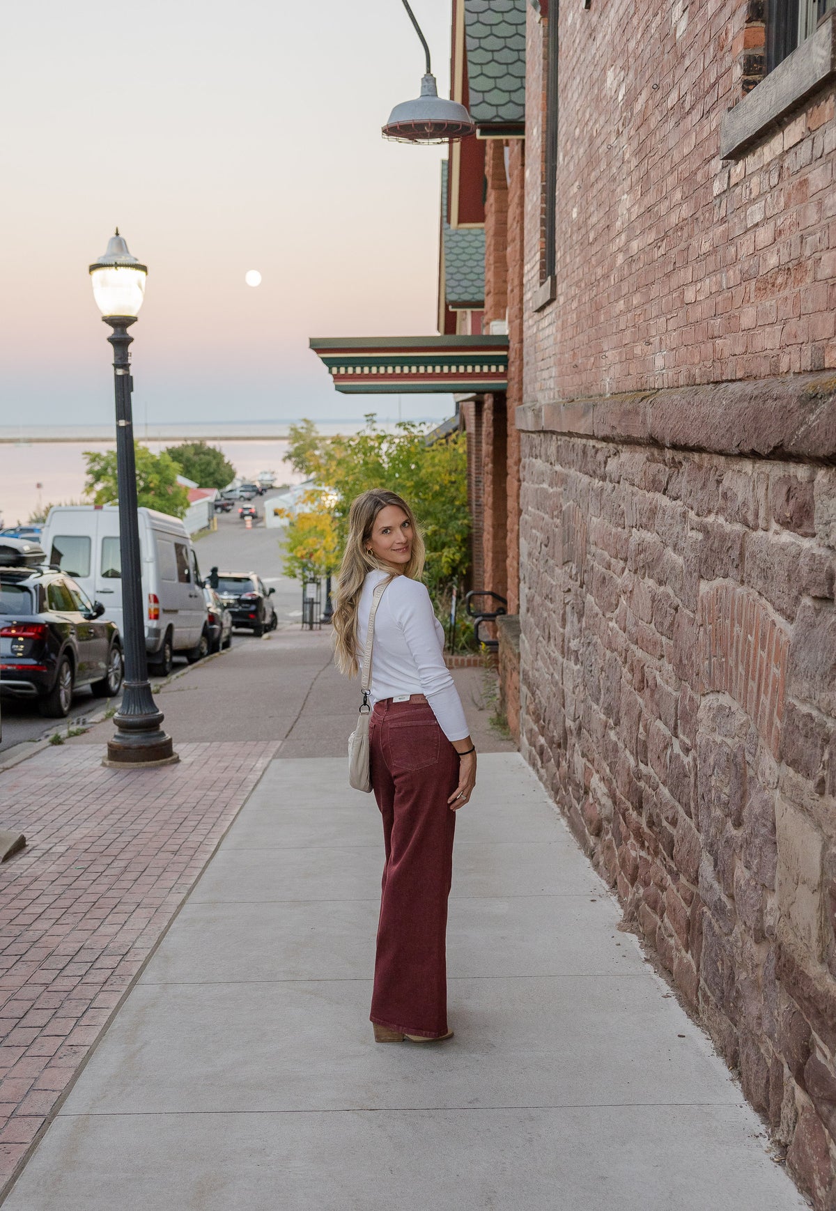 Women's Perfect Rib Crewneck Long Sleeve By; Pact