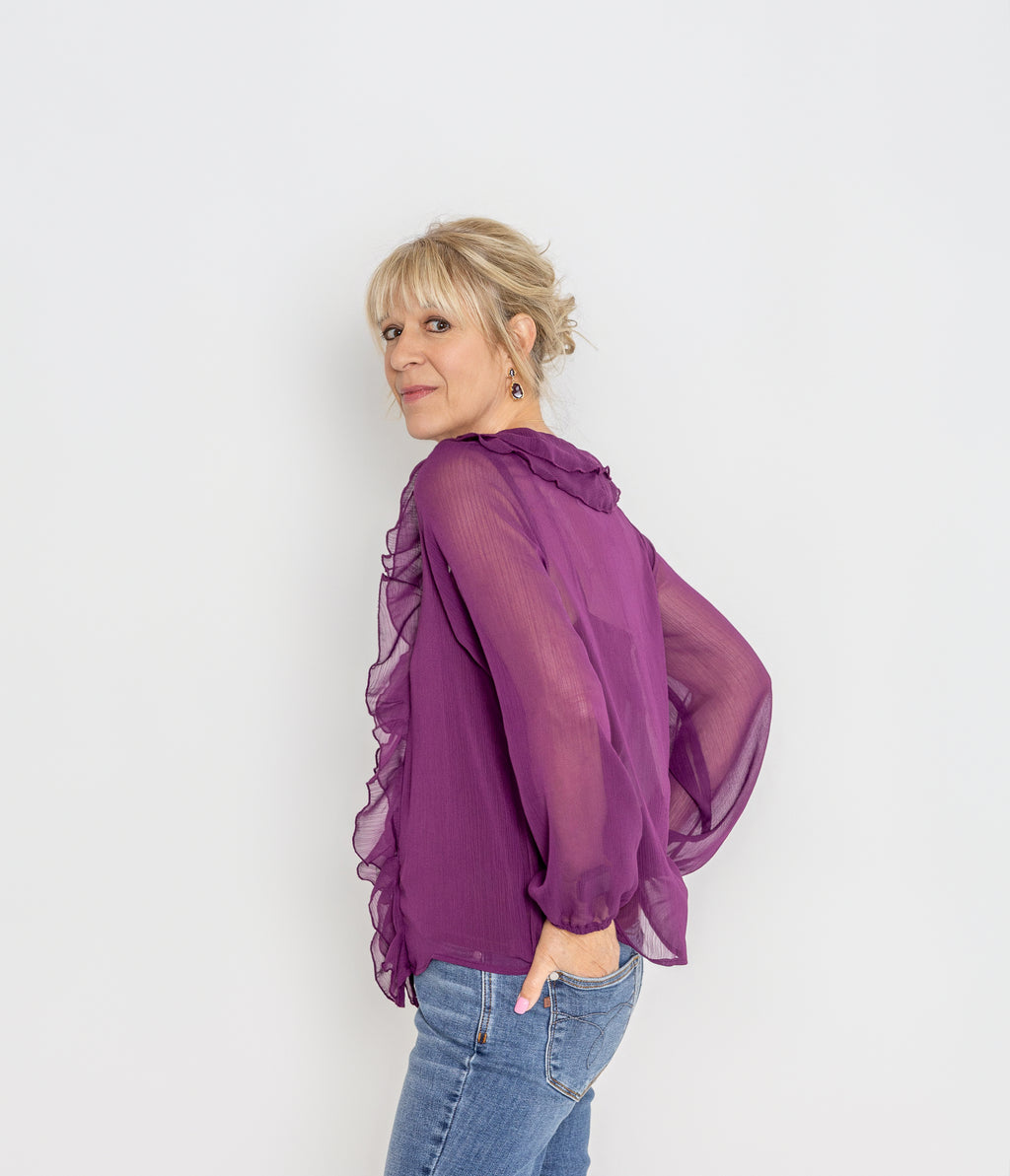 Charlotte Ruffle Top