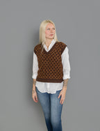 Norma Novelty Texture SweaterVest