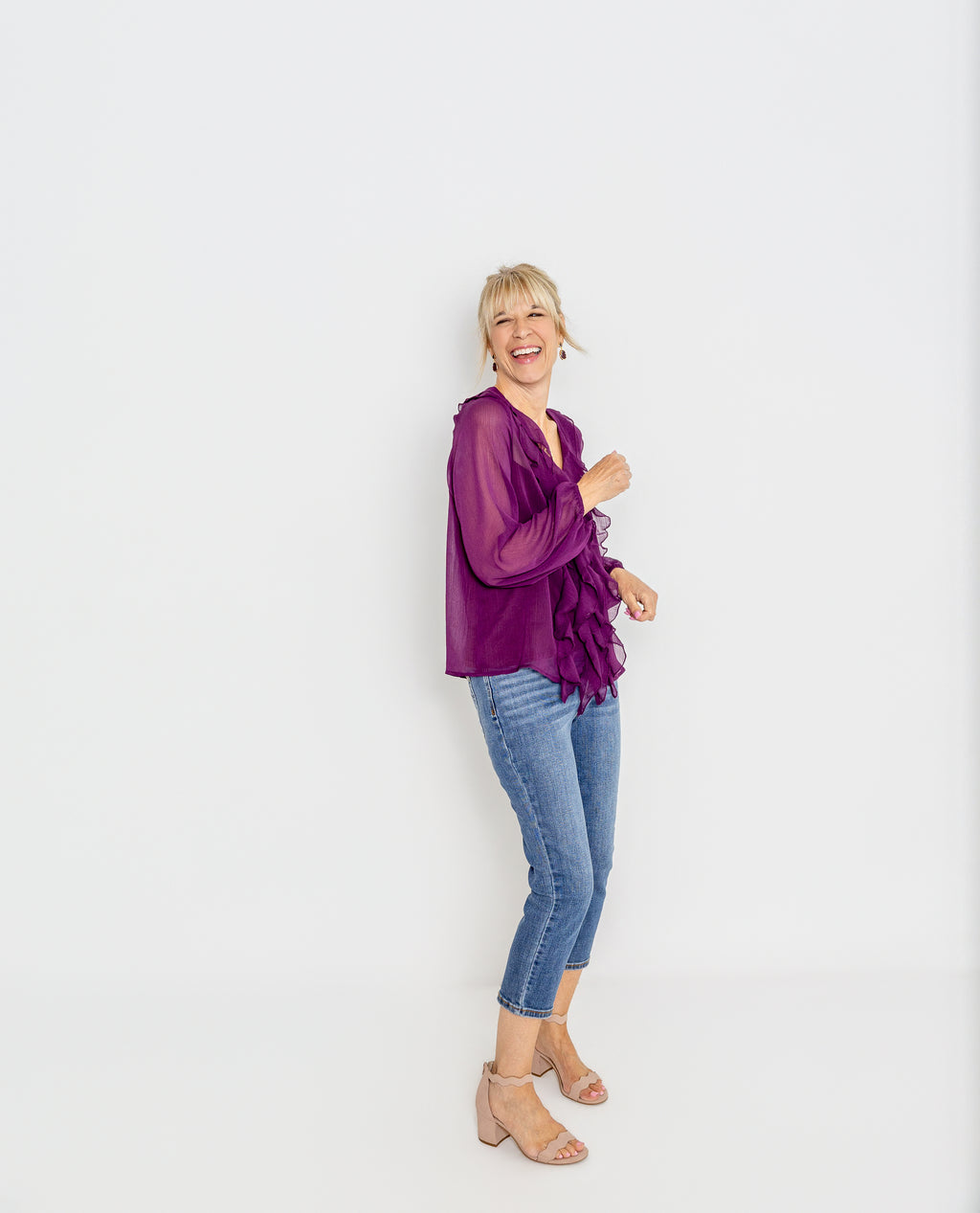 Charlotte Ruffle Top
