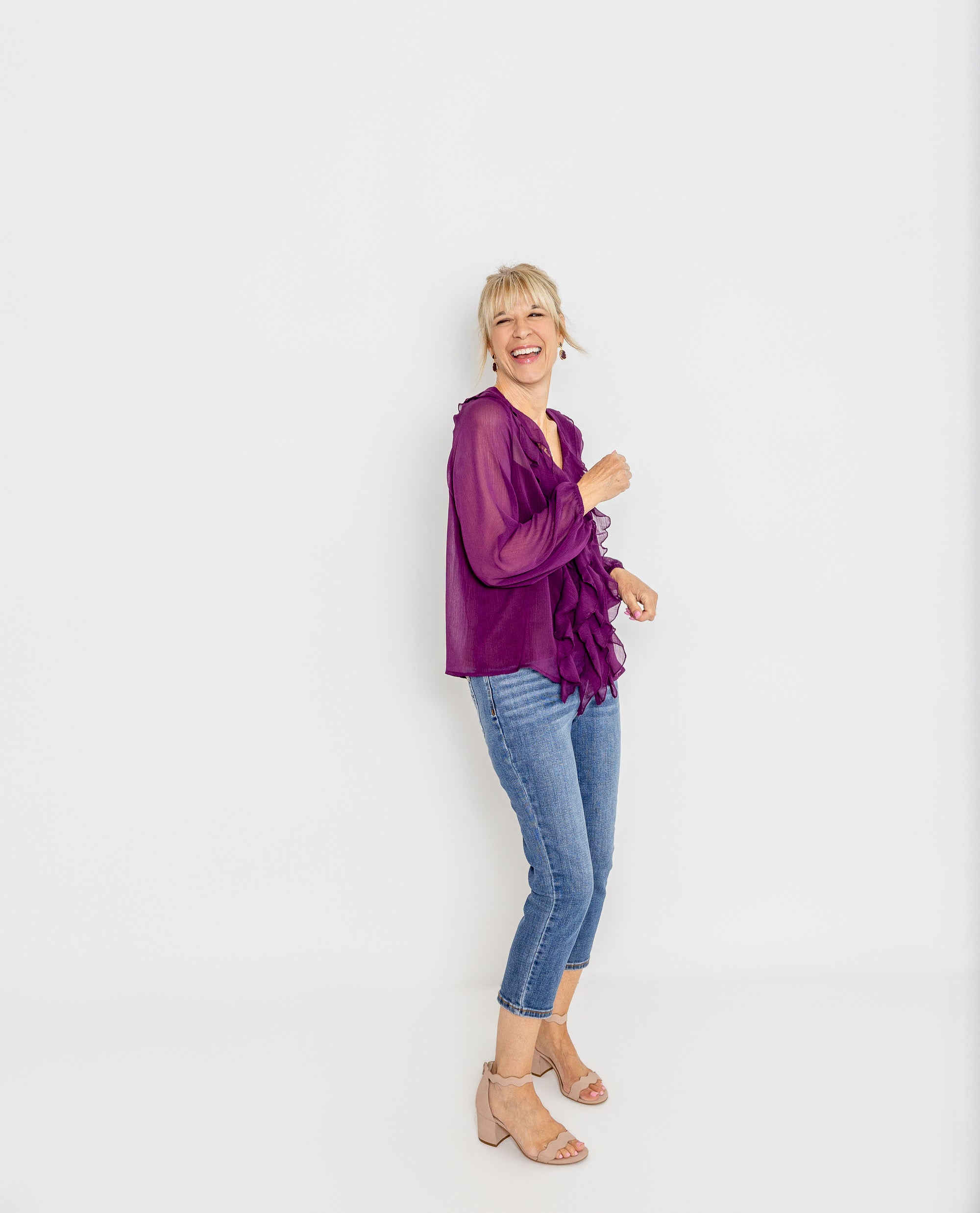 Charlotte Ruffle Top